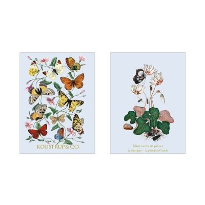 Minikarten Sommer - Schmetterlinge