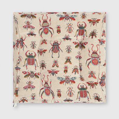 Gustav Square Cushion Jacquard - Bees