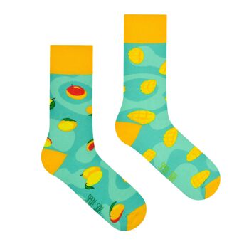 Chaussettes Mango - chaussettes dépareillées décontractées tropicales 2
