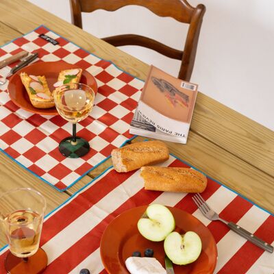 Set of 2 Marshall Placemats - Red