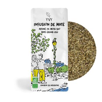 Thé Maté - Infusion de Maté - Affiné BIO Grand Cru 80g 1