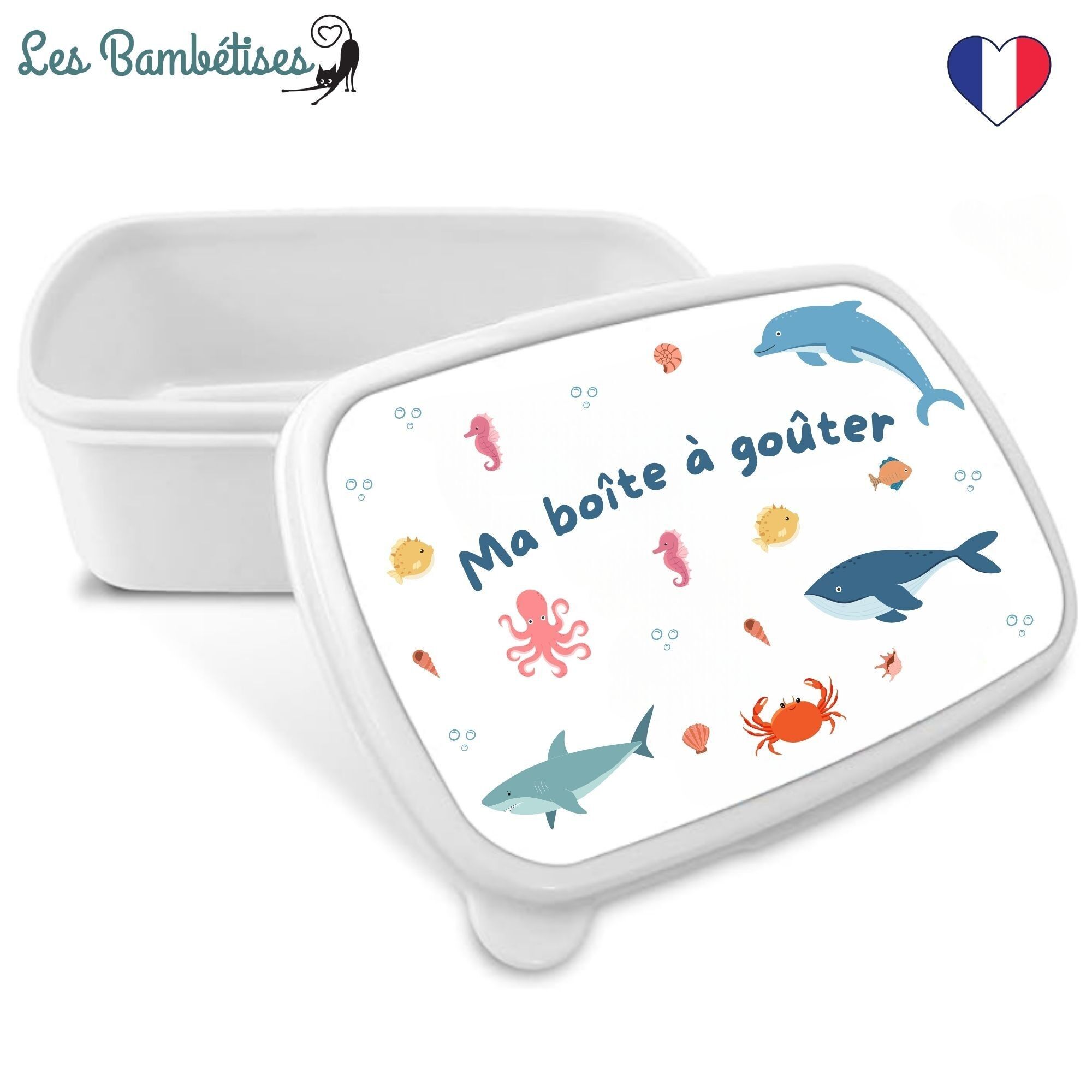 Scatola per snack con animali marini