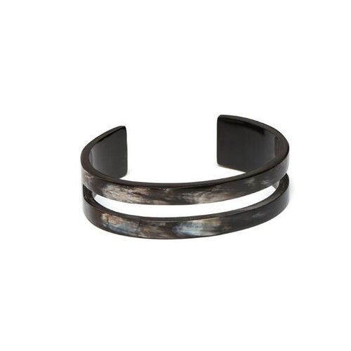 Black natural cut-out cuff