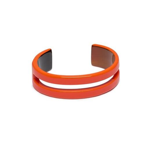 Orange cut-out cuff