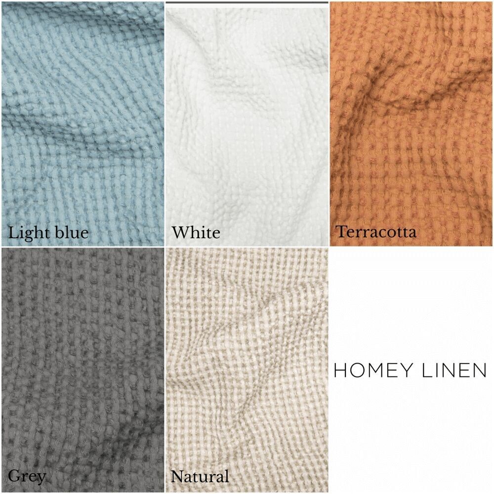 Waffle Bath Towels - Linen Sauna Towels