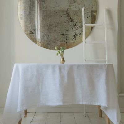 Linen Tablecloth Round with 2cm Hem