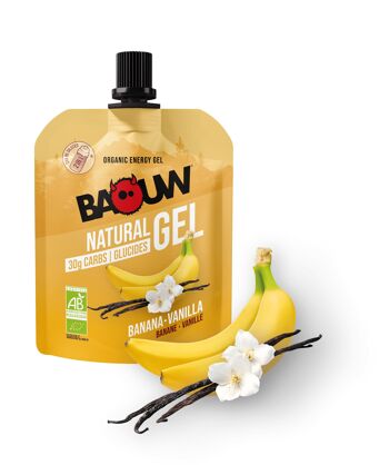 GELS ÉNERGÉTIQUES NATURELS BIO BANANE - VANILLE 1