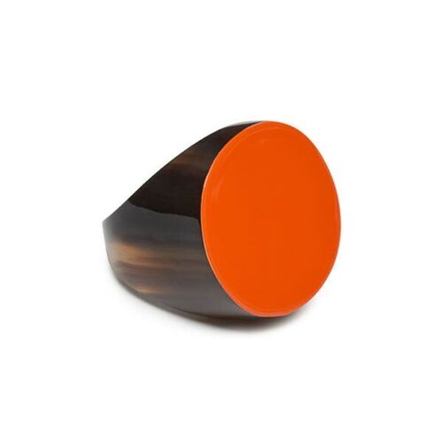 Round horn ring - Orange