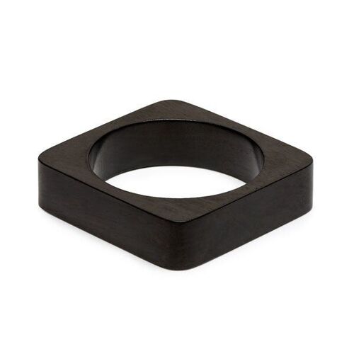 Square blackwood bangle