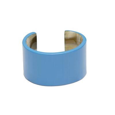 Light Blue Lacquered wide cuff