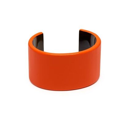 Orange Lacquered wide cuff