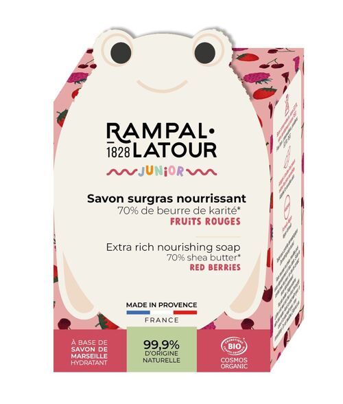 Savon nourrissant junior fruits rouges - Cosmos Natural