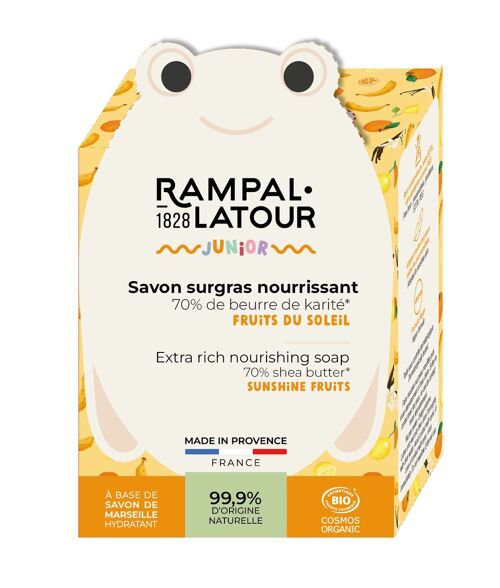 Savon nourrissant junior fruits du soleil - Cosmos Natural - BIOCOFJR80JAU