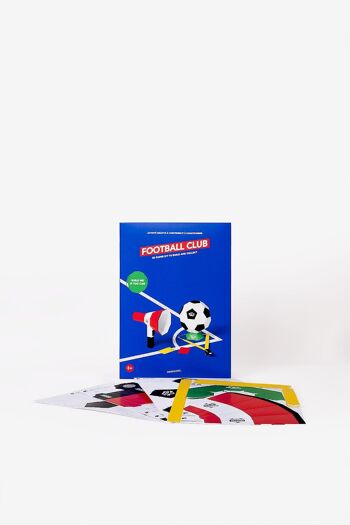 Kit 3D en papier à monter et personnaliser Football 3