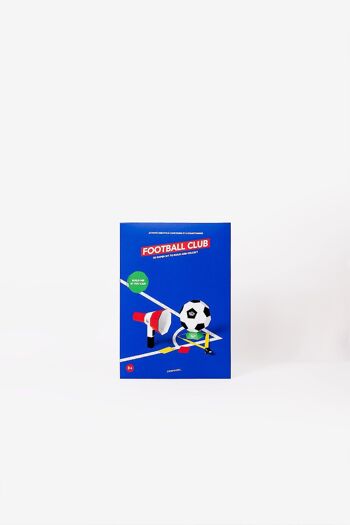 Kit 3D en papier à monter et personnaliser Football 4