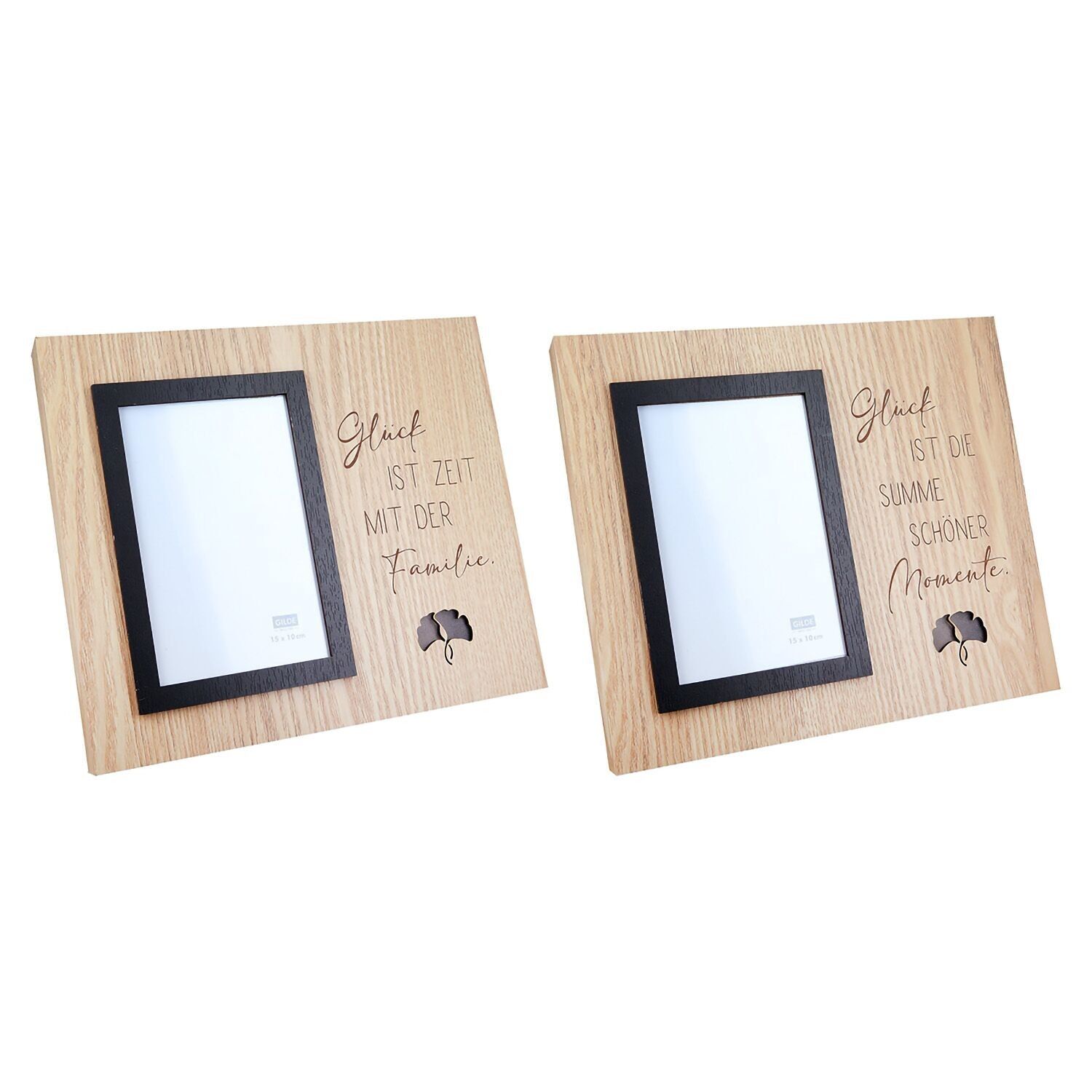 Portafoto (LED) rettangolare Lucky H.21,5 cm - 2 volte assortiti