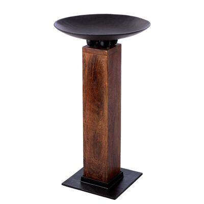 Bowl stand Timber H.75cm