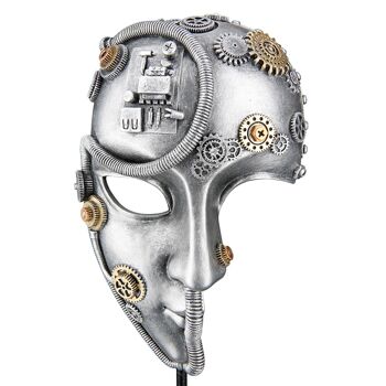 Sculpture visage steampunk visage H.35,5 cm 3