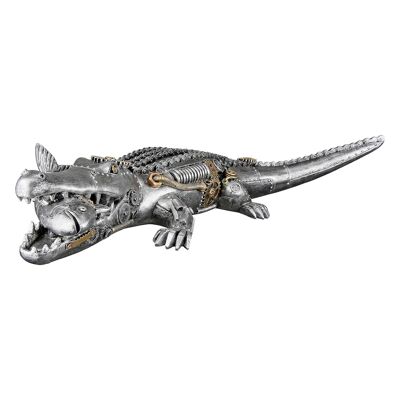 Figur Krokodil Steampunk crocodile H.14,5 cm