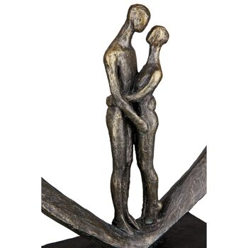Sculpture Coeur Amour Arbre H.31,5 cm 4