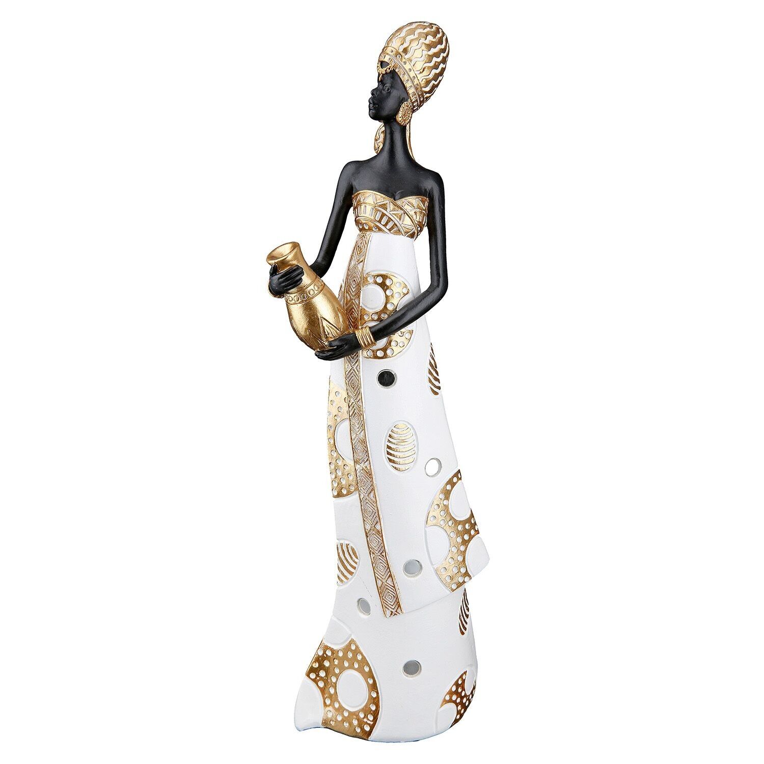 Figurina donna africana Mara H.32 cm - 2 volte assortiti