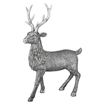 Figurine cerf H.21 cm 1