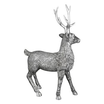 Figurine cerf H.27,5 cm 4