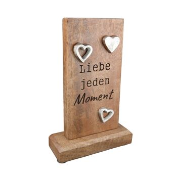 Support relief rectangulaire Love H.20,5 cm - 2 fois assorti 4