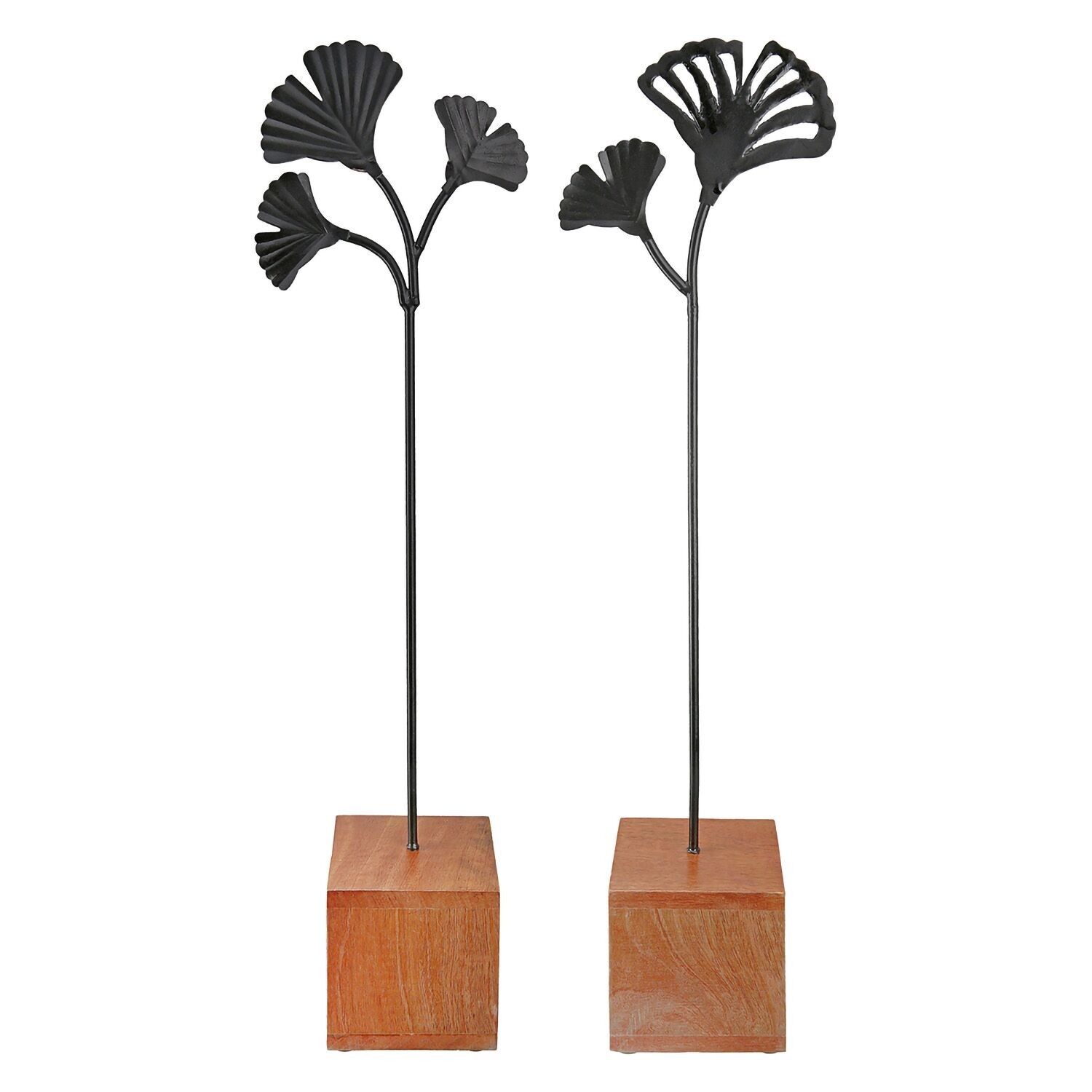 Supporto in rilievo Ginkgo Ginkgo con stile H.71 cm - 2 volte assortiti