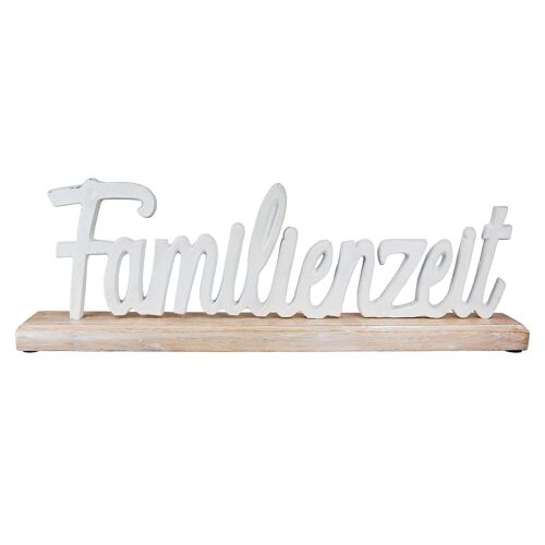 Schriftzug Familienzeit H.15 cm