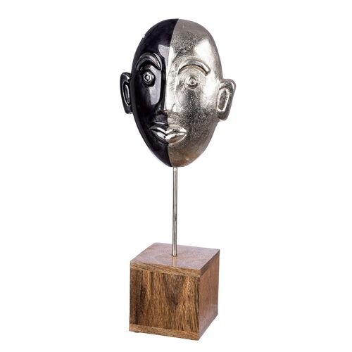 Skulptur Gesicht Yuma H.45 cm