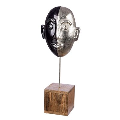Sculpture visage Yuma H.45 cm