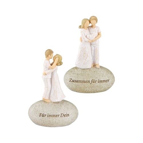 Figur Paar Family H.12 cm - 2fach sortiert