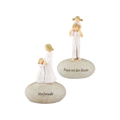 Figur Familie Family H.13 cm - 2fach sortiert