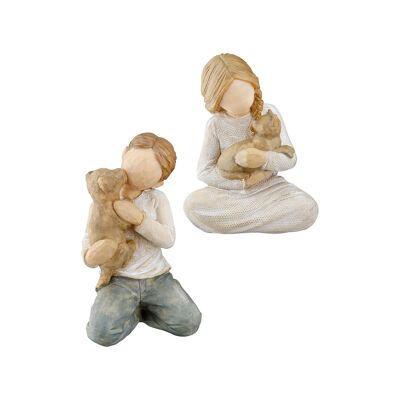 Figura connessione figlio H.8,5 cm - 2 volte assortiti