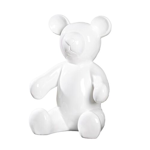 Figur Bär weiß H.45 cm