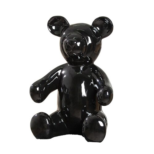 Figur Bär schwarz H.45 cm