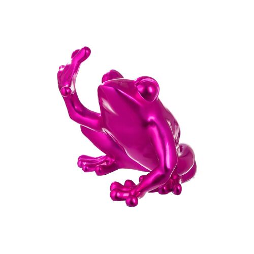 Figur Frosch pink H.35 cm