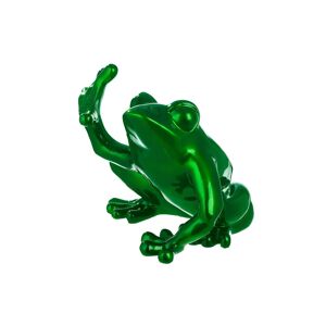 Figurine grenouille verte H.35 cm