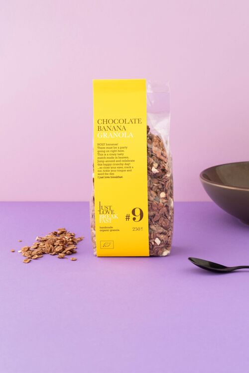 Granola #9 Banane split (250g) - I Just Love Breakfast