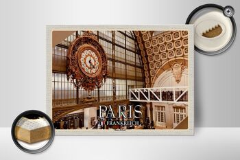 Panneau en bois voyage 40x30cm Paris France Musée d'Orsay musée d'art 2