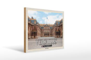 Panneau en bois voyage 40x30cm Versailles France Château de Versailles 1