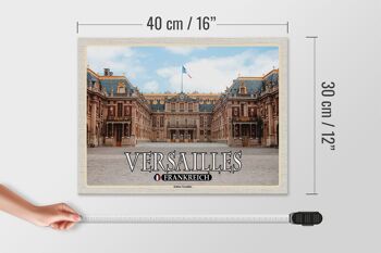 Panneau en bois voyage 40x30cm Versailles France Château de Versailles 4