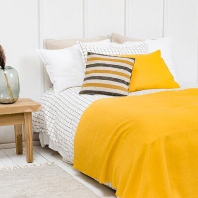 Linen Summer Throw Blanket