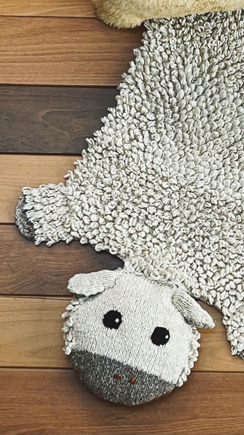 Tapis mouton en laine bio éco-responsable - SHEEPY