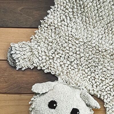 Teppich aus ökologischer Wolle und Schafswolle, umweltfreundlich - SHEEPY
