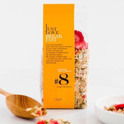 #8 Granola de mango y fresa 250g - I Just Love Breakfast