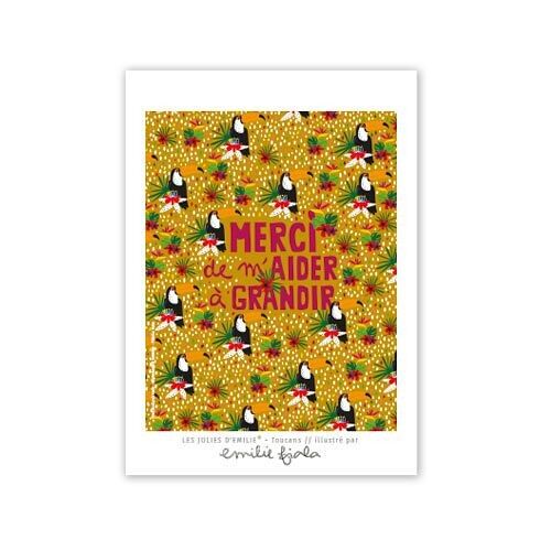 Affichette Déco Toucans Maîtresse, Atsem