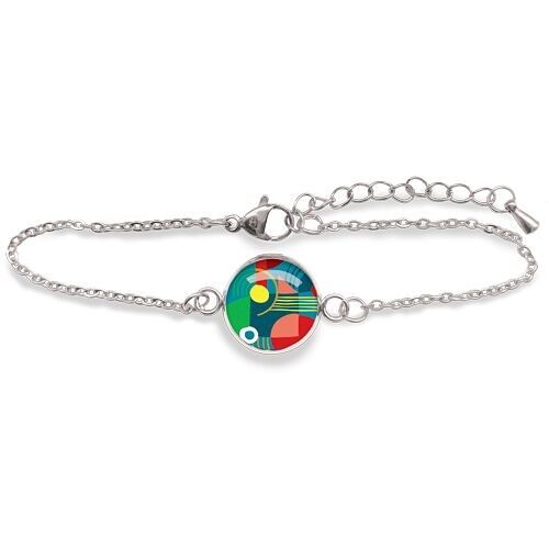 Bracelet Gourmette Woodstock - Argent