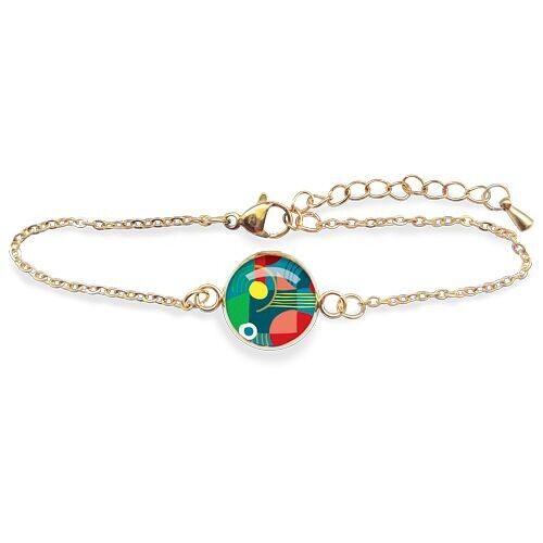 Bracelet Gourmette Woodstock - Or